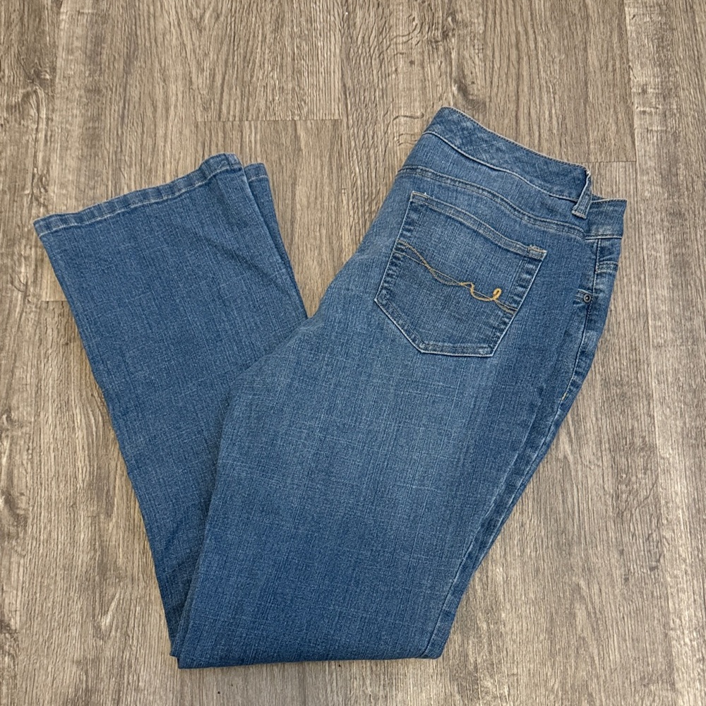 St. John's Bay Blue Straight Leg Jeans
